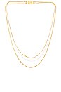 view 1 of 2 Lido Triple Strand Necklace in Gold