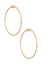 view 1 of 2 Icon Large Hoop Earrings in Gold