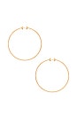 view 2 of 2 Icon Large Hoop Earrings in Gold