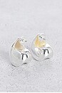 view 2 of 3 Nouveaux Puff Earrings in Silver