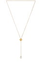 view 1 of 2 Nova Convertible Lariat Necklace in Gold