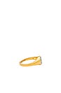 view 2 of 3 X Revolve Evil Eye Signet Pinky Ring in Gold