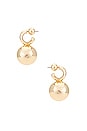 view 2 of 2 Lyra Earrings in Gold