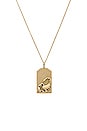 view 2 of 3 Zodiac Pendant Necklace in Gold