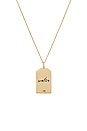 view 3 of 3 Zodiac Pendant Necklace in Gold