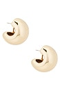 view 1 of 3 Gemma Hoops in Gold