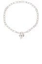 view 1 of 2 Heart Padlock Necklace in Silver
