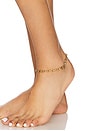 view 3 of 3 Dhani Anklet in Gold
