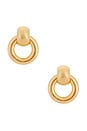 view 3 of 3 Mega Faye Knockers Drop Earrings in Gold
