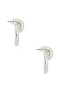view 2 of 3 Mega Faye Knockers Drop Earrings in Silver