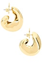 view 3 of 3 Gigi Hoops in Gold