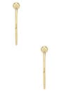 view 3 of 3 Icon Small Hoops in Gold
