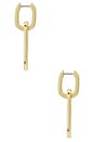 view 3 of 4 Teeni Detachable Link Earrings in Gold