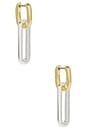 view 1 of 4 Teeni Detachable Link Earrings in Two-tone