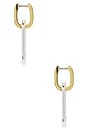 view 3 of 4 Teeni Detachable Link Earrings in Two-tone
