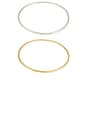 view 4 of 5 Dane Upper Arm Cuff Set in Two-tone