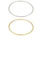 view 5 of 5 Dane Upper Arm Cuff Set in Two-tone
