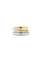 view 1 of 6 Lennon Ring Set in Gold & Silver
