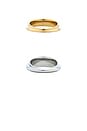 view 6 of 6 Lennon Ring Set in Gold & Silver