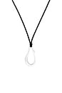 view 2 of 3 Egret Rope Necklace in Silver
