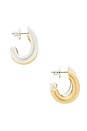 view 2 of 3 Florence Earrings in Two Tone