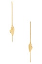view 1 of 2 Puffy Heart Threaders Earrings in Gold