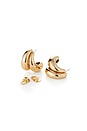 view 2 of 3 Orla Earrings in High Polish Gold