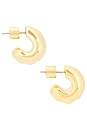 view 2 of 3 PENDIENTES NELLE in Gold