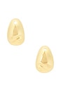 view 3 of 3 PENDIENTES NELLE in Gold
