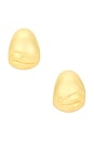 view 3 of 3 PENDIENTES NELLE in Gold