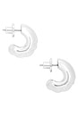 view 2 of 3 PENDIENTES NELLE in Silver