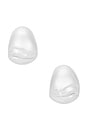 view 3 of 3 PENDIENTES NELLE in Silver