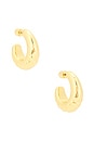 view 1 of 3 PENDIENTES NELLE in Gold