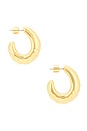 view 2 of 3 PENDIENTES NELLE in Gold