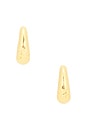 view 3 of 3 PENDIENTES NELLE in Gold