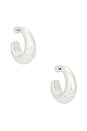 view 1 of 3 PENDIENTES NELLE in Silver