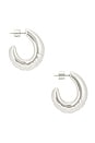 view 2 of 3 PENDIENTES NELLE in Silver