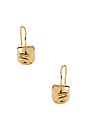 view 1 of 3 PENDIENTES RUE in Gold