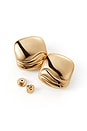 view 2 of 4 PENDIENTES RUE in Gold