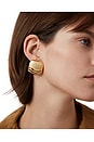 view 4 of 4 PENDIENTES RUE in Gold