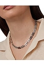 view 2 of 2 CUELLO CADENA ROME in Platinum
