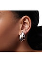 view 2 of 2 PENDIENTES DE ARO ORLA in Silver