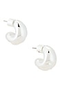 view 1 of 3 PENDIENTES DE ARO NELLE in Silver