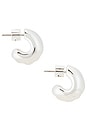 view 2 of 3 PENDIENTES DE ARO NELLE in Silver