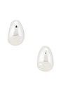 view 3 of 3 PENDIENTES DE ARO NELLE in Silver