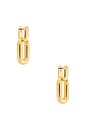 view 1 of 3 BOUCLES D'OREILLES PENDANTES PUFFY in Gold