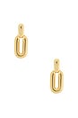 view 2 of 3 BOUCLES D'OREILLES PENDANTES PUFFY in Gold