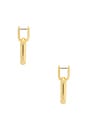 view 4 of 3 BOUCLES D'OREILLES PENDANTES PUFFY in Gold