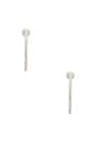 view 4 of 3 Mini Icon Hoops Earring in Platinum 