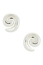 view 1 of 2 CLOUS D'OREILLES GIO in Silver